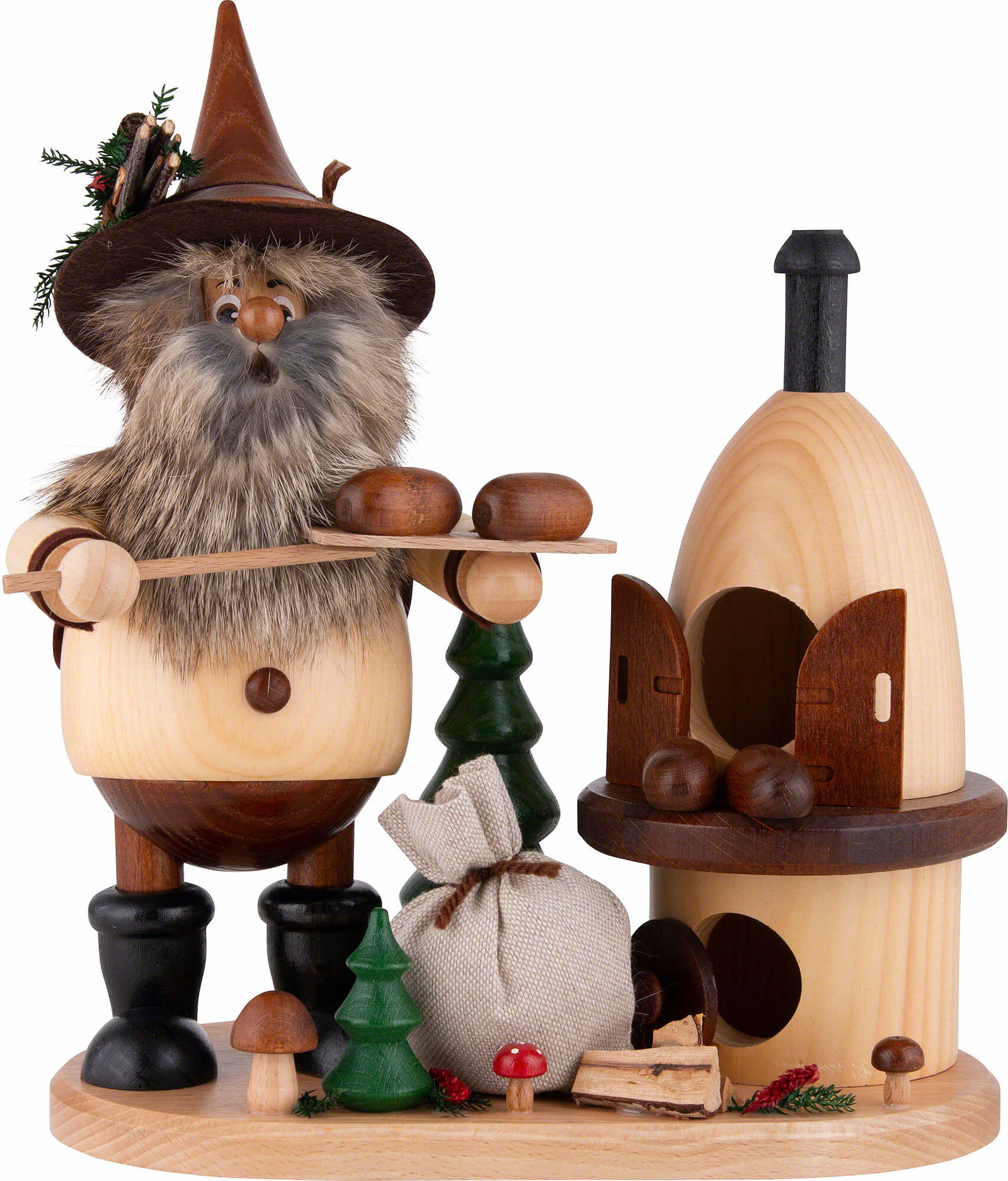 Noah's Ark with 36 Animals and 2 Figurines (19,5 cm/7.7in