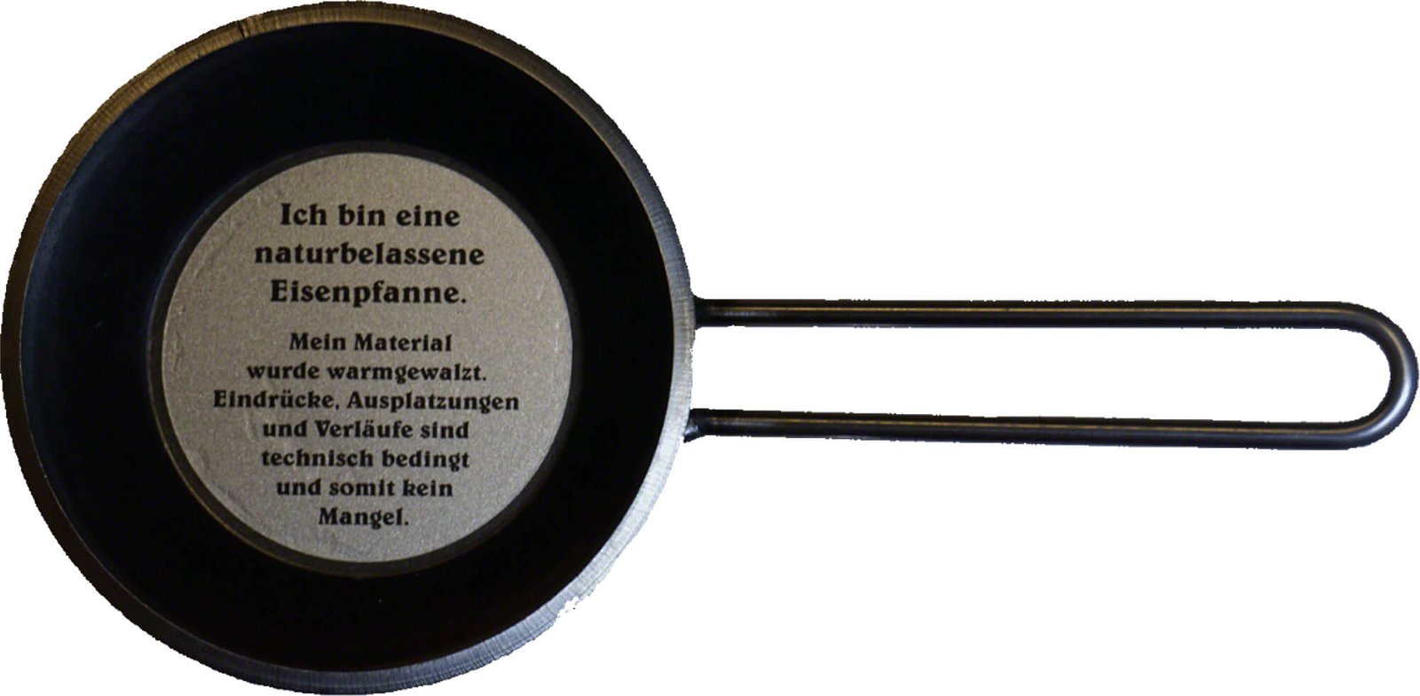 Iron Steel Skillet 6×10 cm/2.4×4in by Huss Räucherkerzen