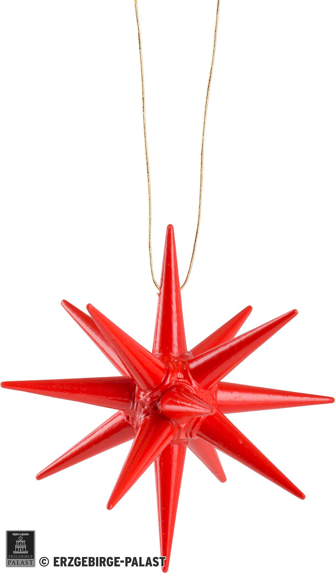 Christbaumschmuck Weihnachtsstern rot (7 cm) von Albin Preissler