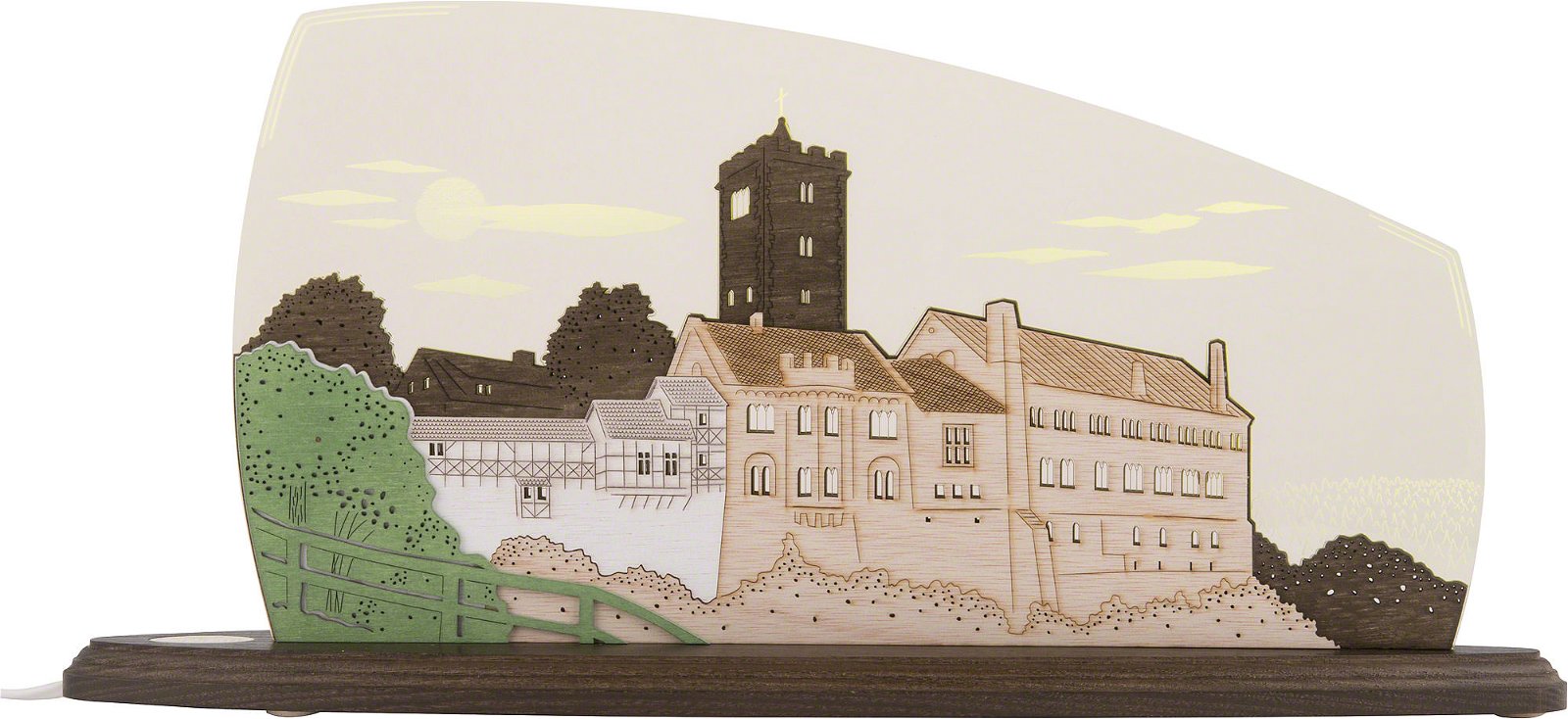 Holzkunst Motivleuchte Weigla cm) (47×22 von „Wartburg“