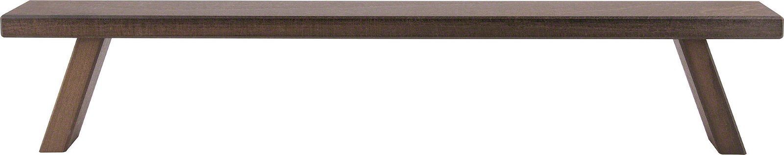 Schwibbogenbank braun (60×11×7,5 cm) von Weigla Holzkunst