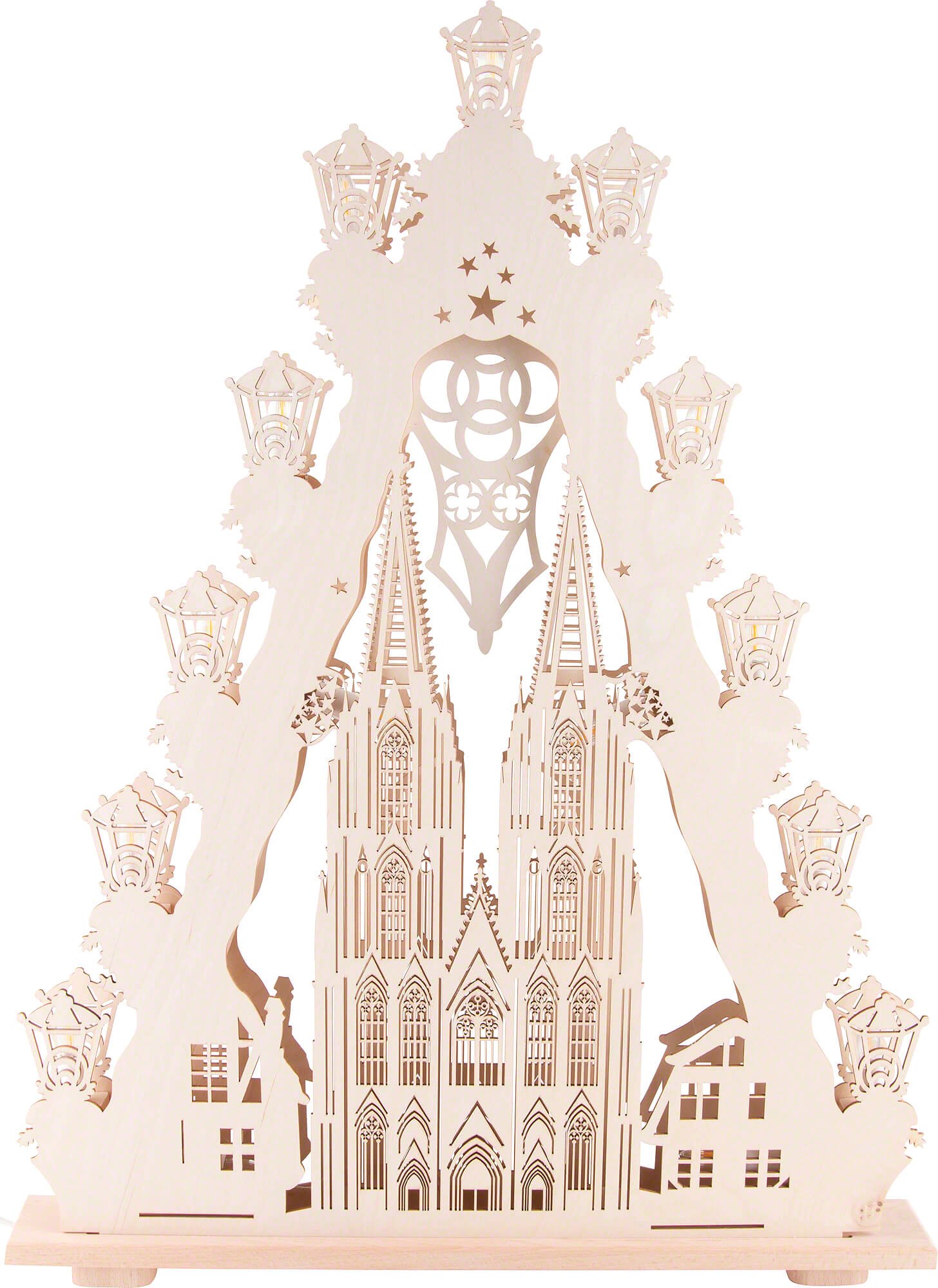 cm) „Kölner Dom“ von Lichterspitze Saico (52×67 Seiffen