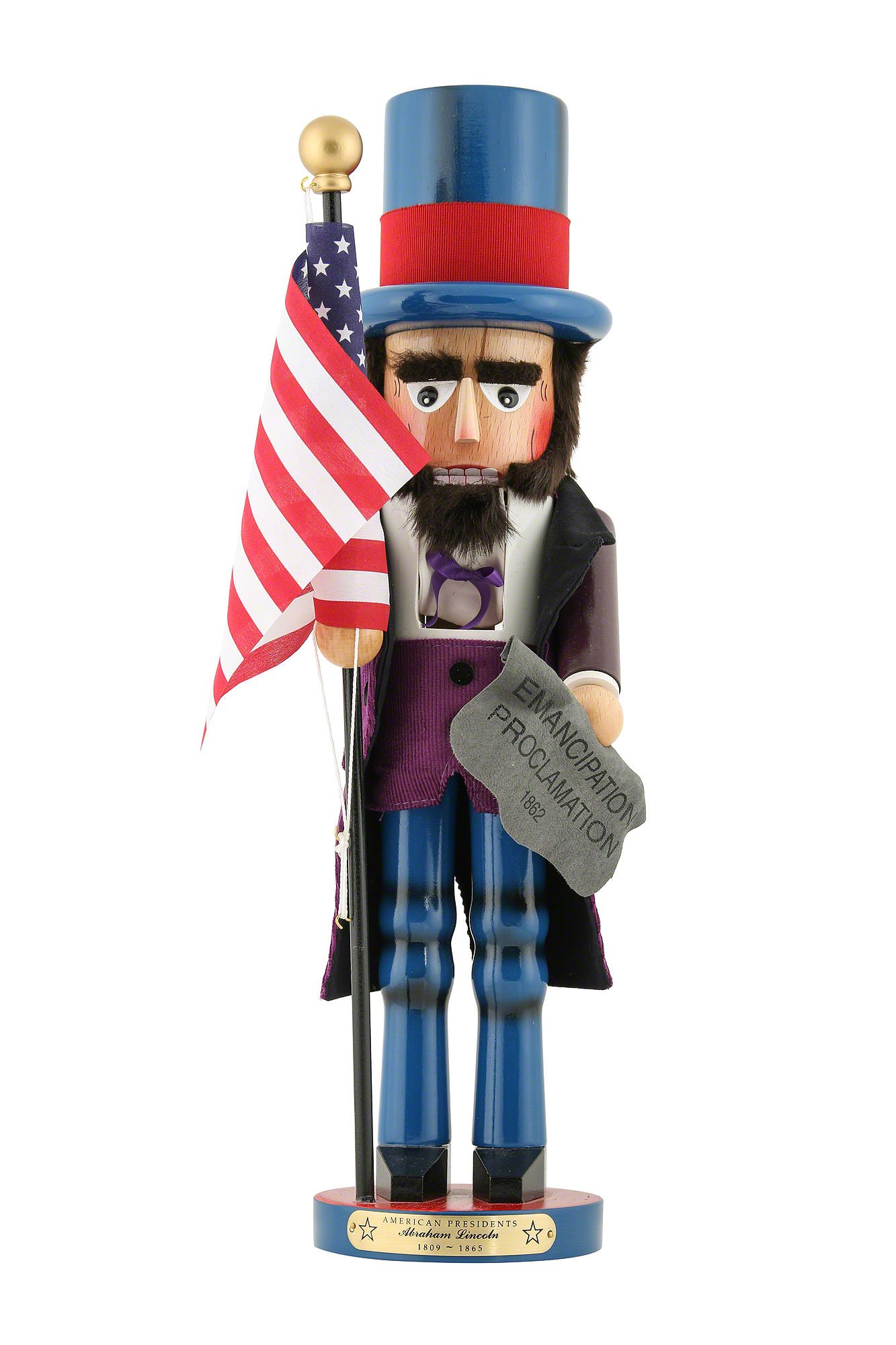Nutcracker - Abraham Lincoln - Limited Edition (48 cm/18,9in) by ...