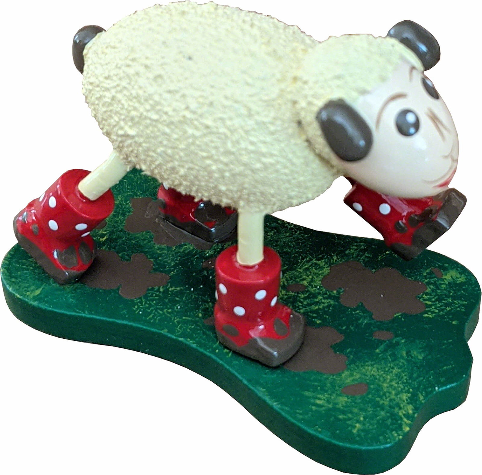 Sheep Matschi with Gumboots 5 5 cm 2.2in by Uhlig