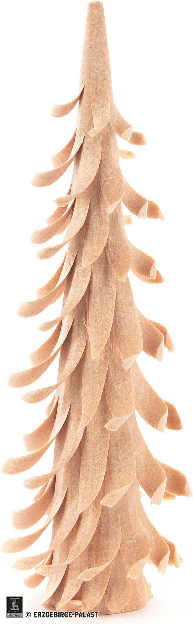Spiralbaum natur, 35 cm  Dregeno - Seiffener Originale
