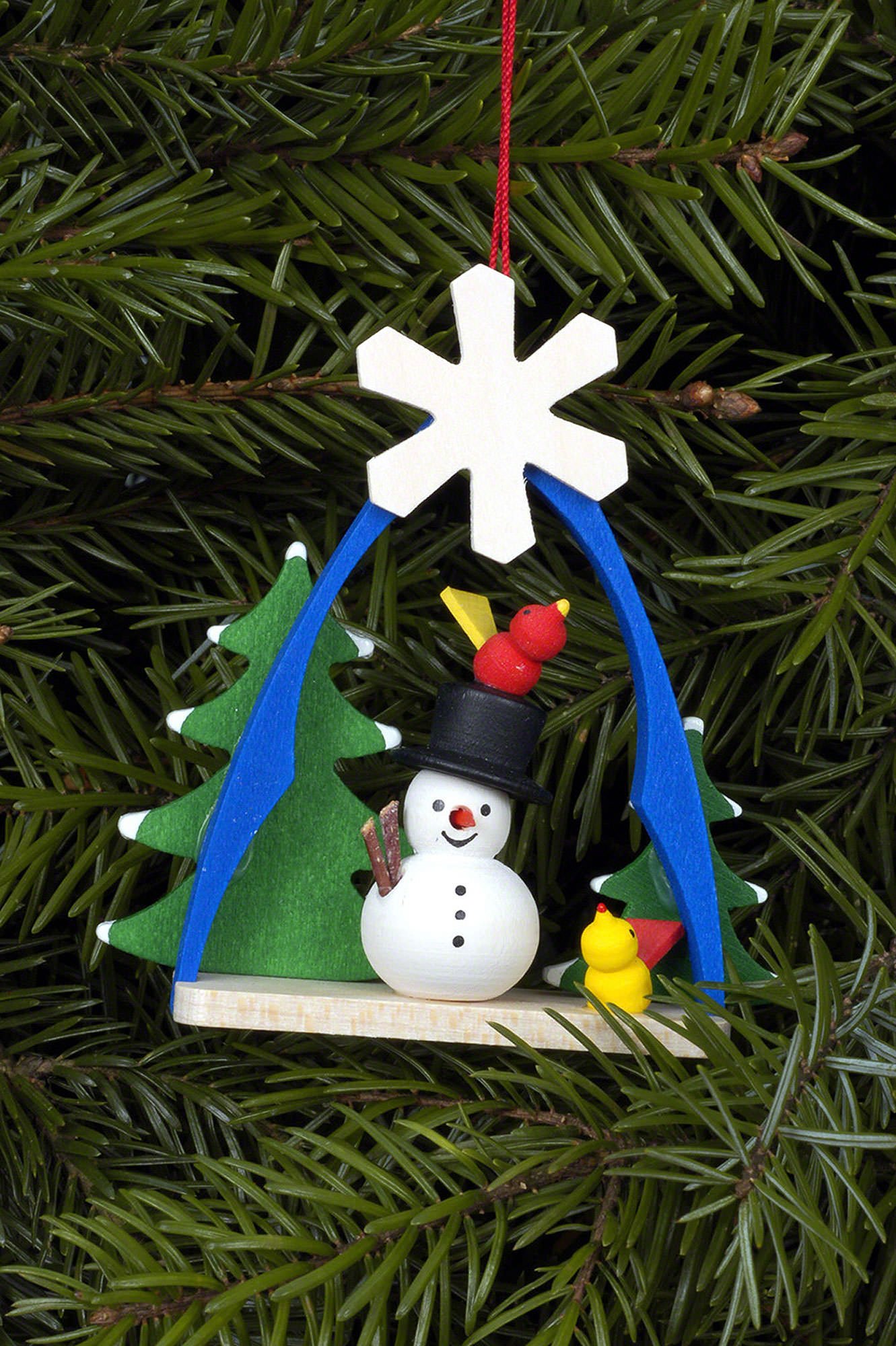 Tree Ornament - Snowman (7,4×6,3 cm/3×2in) by Christian Ulbricht