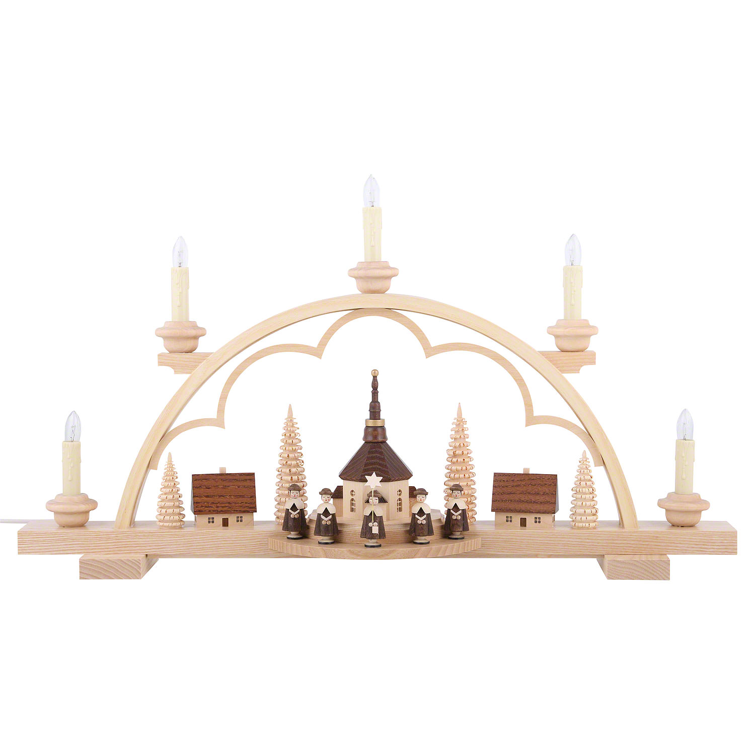 Candle Arch - Carolers Village (57 Cm 22in) - 120v Electr. (us-standard 