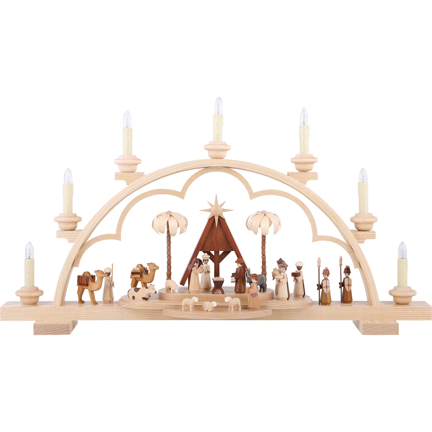 Candle Arch - Christmas Story (64 cm/25in) by Müller Kleinkunst