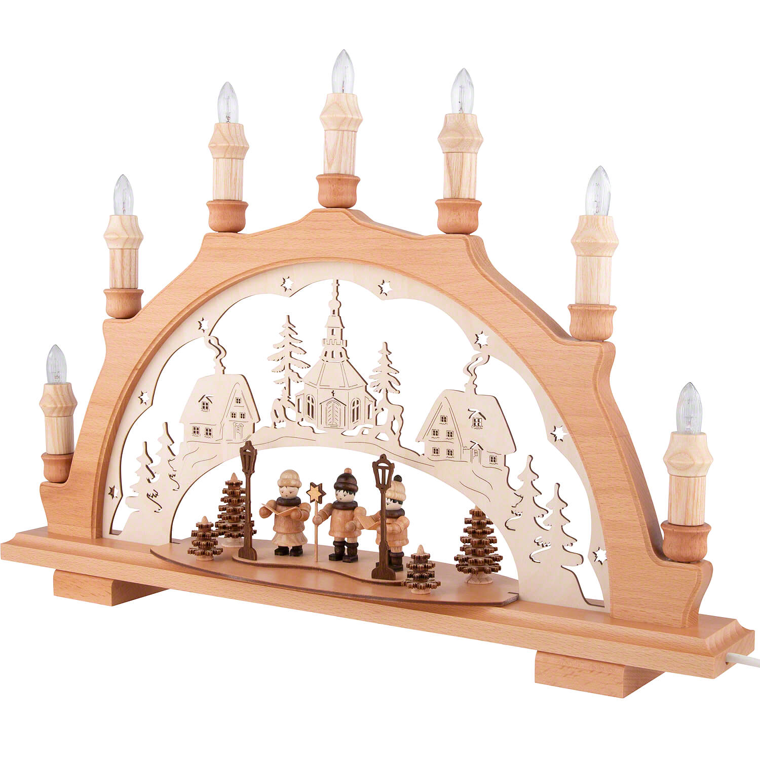 Candle Arch - Carolers (49×36 cm/19.3×14.2in) by Lenk & Sohn