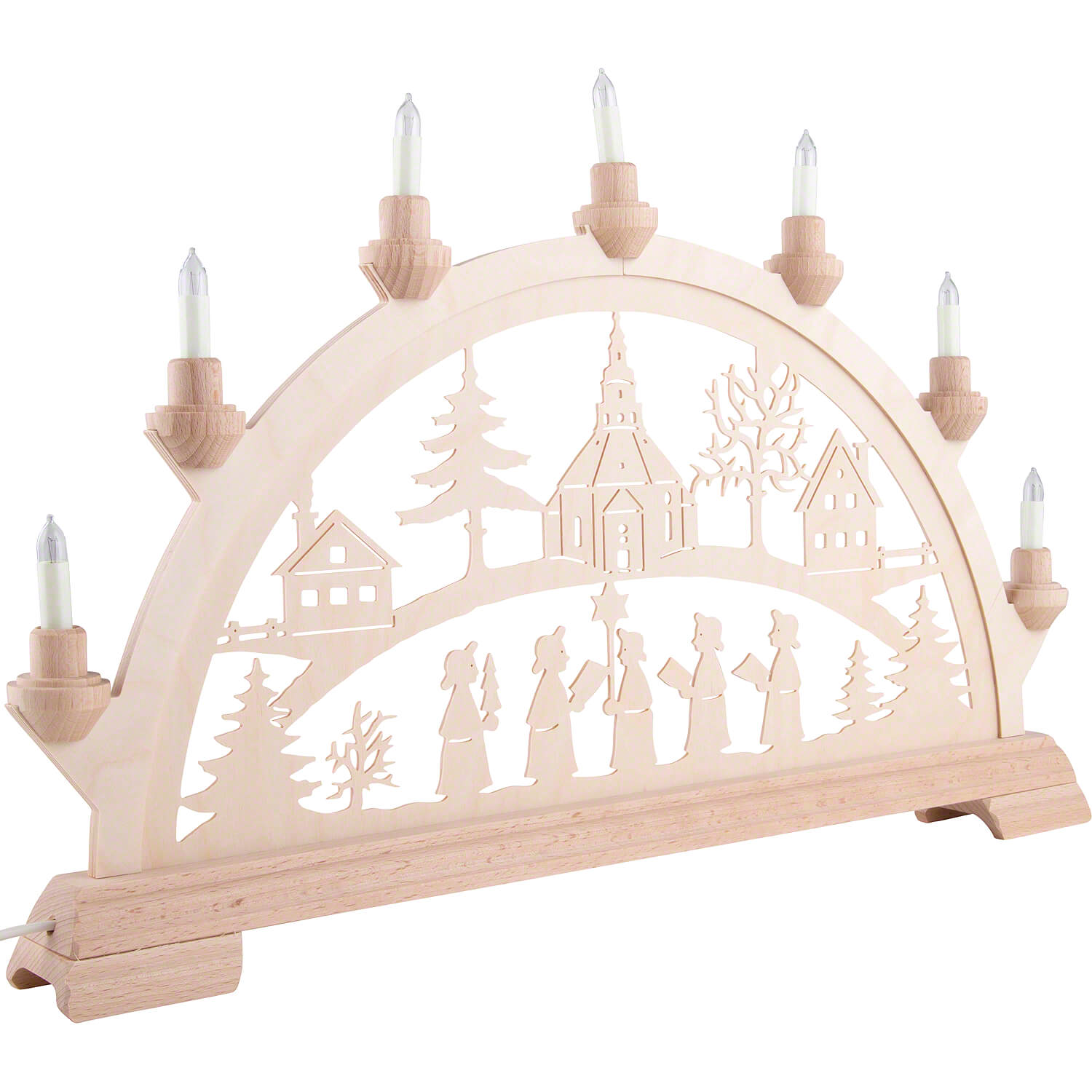 Candle Arch - Seiffen Church (55×36 cm/21.7×14.2in) by Taulin