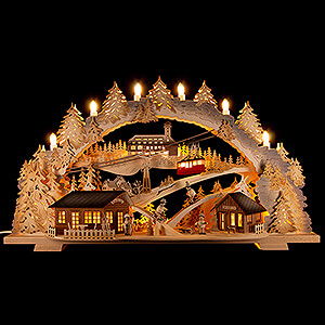 Candle Arch - Fichtelberg Idyll (72×43×15 cm/28.3×17×5.9in) by Tietze ...