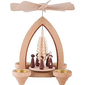 Christmas-Pyramids 1-tier Pyramids 1-Tier Pyramid - Carolers - Natural - 26 cm / 10.2 inch