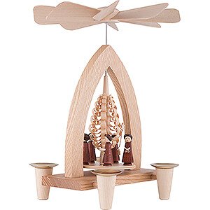 1-Tier Pyramid - Carolers - Natural (26 cm/10.2in) by Heinz Lorenz ...