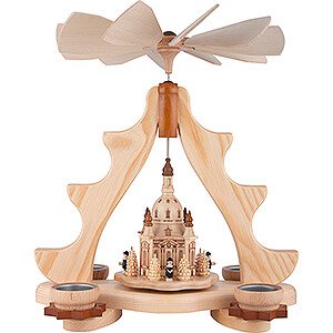 Christmas-Pyramids 1-tier Pyramids 1-Tier Pyramid - Church of Our Lady Dresden - 36 cm / 14 inch