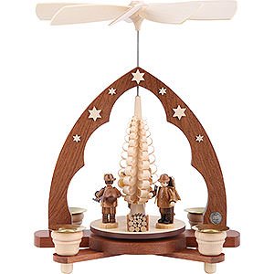 Christmas-Pyramids 1-tier Pyramids 1-Tier Pyramid - Forest People - 28 cm / 11 inch