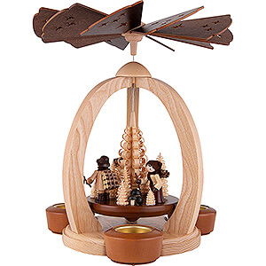Christmas-Pyramids 1-tier Pyramids 1-Tier Pyramid - Forest People - 30 cm / 11.8 inch