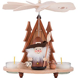 Christmas-Pyramids 1-tier Pyramids 1-Tier Pyramid - Nightwatchman Natural - 19,5 cm / 8 inch
