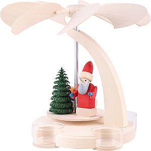 Christmas-Pyramids 1-tier Pyramids 1-Tier Pyramid - Santa with Sled - 18 cm / 7 inch