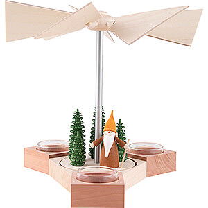 Weihnachtspyramiden 1-stckige Pyramiden 1-stckige Pyramide Hexagonum Waldarbeiterwichtel - 20 cm
