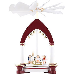 Weihnachtspyramiden 1-stckige Pyramiden 1-stckige Pyramide Himmlische Bescherung - 30 cm