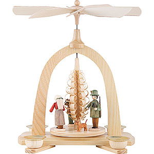 Weihnachtspyramiden 1-stckige Pyramiden 1-stckige Pyramide - Im Wald - 23 cm