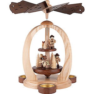 Christmas-Pyramids 2-tier Pyramids 2-Tier Pyramid - Forest People - 27 cm / 10.6 inch