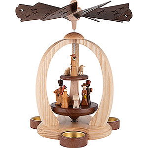 Christmas-Pyramids 2-tier Pyramids 2-Tier Pyramid - Nativity - 27 cm / 10.6 inch