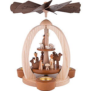 Weihnachtspyramiden 2-stckige Pyramiden 2-stckige Pyramide Christi Geburt - Exklusiv - 30 cm