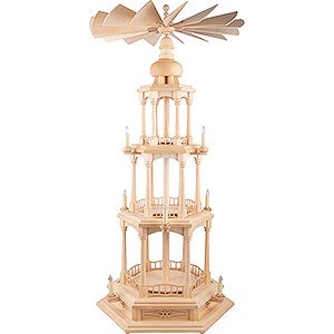 Christmas-Pyramids 3-tier Pyramids 3-Tier Pyramid - Electrical without Figurines - 107 cm / 42.1 inch