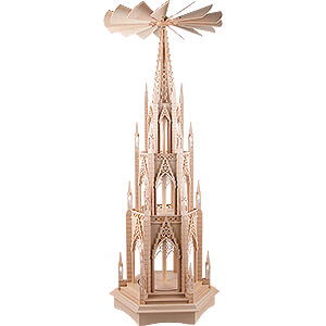  3-stckige Dompyramide ohne Bestckung - 135 cm