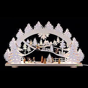 Candle Arches All Candle Arches 3D Candle Arch - 'Children in the Snow' - 66x40x8,5 cm / 26x16x3.3 inch