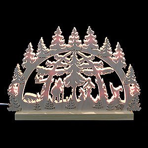Candle Arches All Candle Arches 3D Double Arch - Forest Scene - 42x30x4,5 cm / 16x12x2 inch