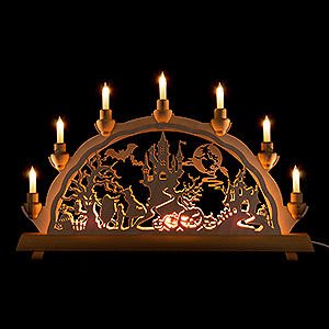Candle Arches All Candle Arches 3D Double Arch - Halloween Haunted Castle - 50x32 cm / 19.7x12.6 inch