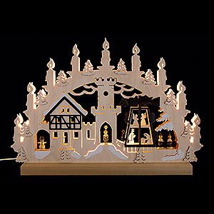 Candle Arches All Candle Arches 3D Double Arch - Pyramid Singers - 42x30x4,5 cm / 16x12x2 inch