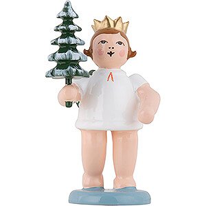 Angels Gift Angels (Ellmann) Advent Angel with Crown and Tree - 6,5 cm / 2.6 inch