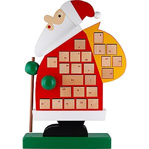 Nutcrackers Santa Claus Advent's Calendar Santa - 98 cm / 38.6 inch