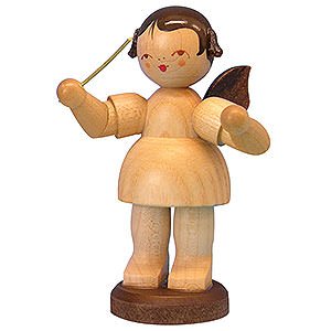 Angels Angels - natural - large Angel Conductor - Natural Colors - Standing - 9,5 cm / 3,7 inch