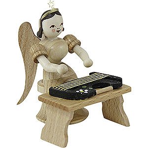 Angels Long Skirt (Blank) Angel Long Skirt with Zither Bench, Natural - 6,6 cm / 2.6 inch