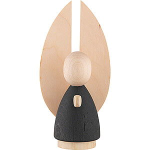 Nativity Figurines Hennig Nativity anthr. large Angel Natural/Anthracite - 9,5 cm / 3.7 inch