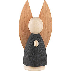 Nativity Figurines Hennig Nativity anthr. small Angel Natural/Anthracite - Small - 7 cm / 2.8 inch