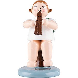 Specials Angel Sitting with Double Flute - 6,5 cm / 2.6 inch