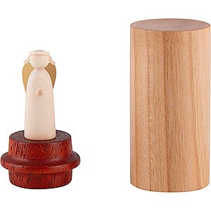 Gift Ideas Lucky Charm Angel To Go - Cherrywood with Padouk - 6 cm / 2.4 inch