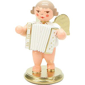 Angels Orchestra white & gold (Ulbricht) Angel White/Gold with Concertina - 6,0 cm / 2 inch