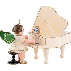 Angels Orchestra (Hubrig) Angel on the Piano - 6,5 cm / 2,5 inch