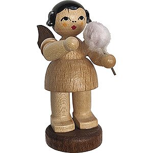 Angels Angels - natural - small Angel with Candyfloss - Natural Colors - Standing - 6 cm / 2.4 inch