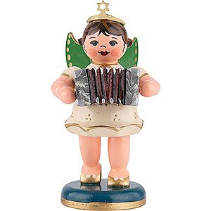 Angels Orchestra (Hubrig) Angel with Concertina - 6,5 cm / 2,5 inch