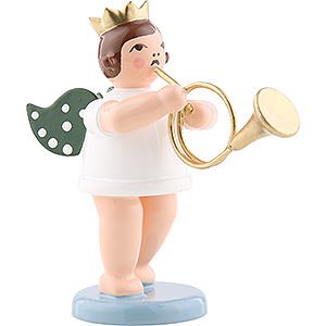 Angels Orchestra with crown (Ellmann) Angel with Crown and English Horn - 6,5 cm / 2.5 inch