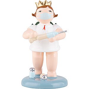 Angels Christmas Angels (Ellmann) Angel with Crown and Syringe - 6,5 cm / 2.6 inch