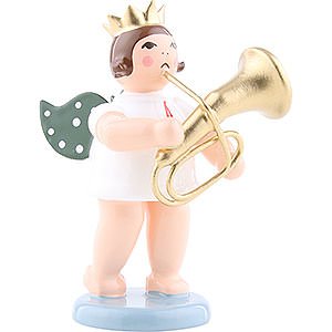Specials Angel with Crown and Tenor Horn - 6,5 cm / 2.5 inch