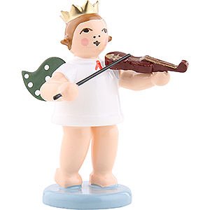 Angels Orchestra with crown (Ellmann) Angel with Crown and Violin - 6,5 cm / 2.5 inch